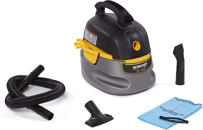 WORKSHOP-Wet-Dry-Vacs-Vacuum-WS0255VA-Compact-Portable-Wet-Dry-Vacuum-Cleaner-2.5-Gallon-Small-Shop-Vacuum-Cleaner-1.75-Peak-HP-Portable-Vacuum