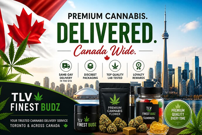 The Rise of Online Cannabis Delivery in Canada — Spotlight on TLV Finest Budz